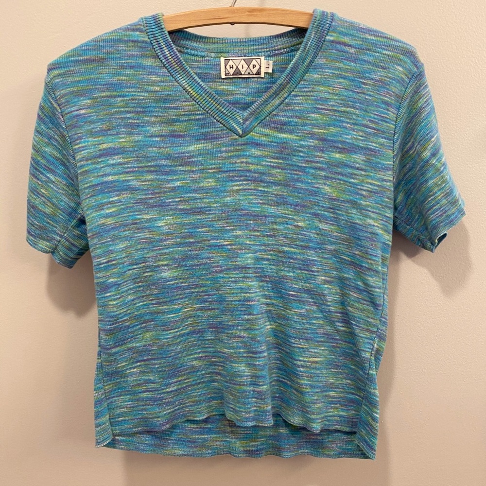 Vintage Sweater Crop Top